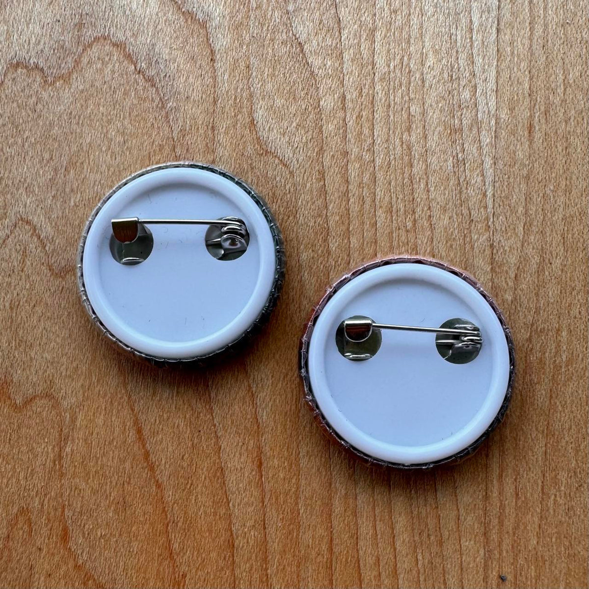 Pair of Vintage Playboy Buttons - Handmade