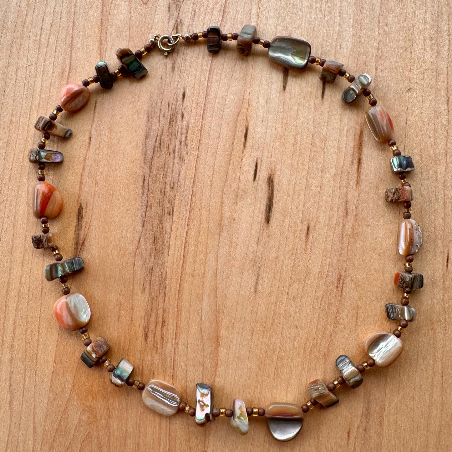 Beaded Shell Necklace