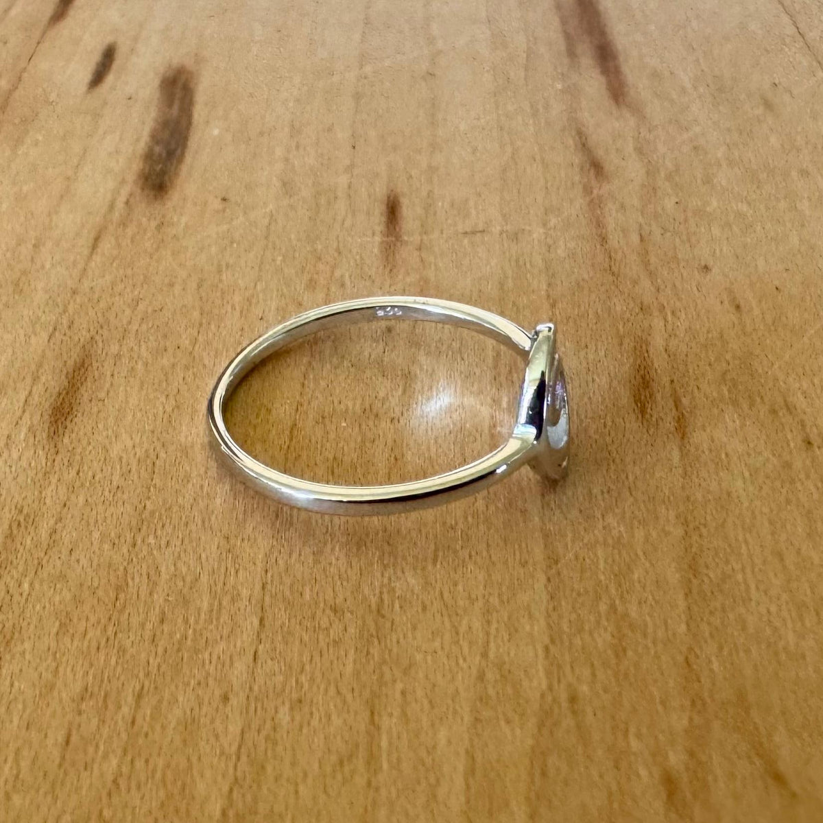 Sz 6.5 Spiral Ring - Sterling Silver