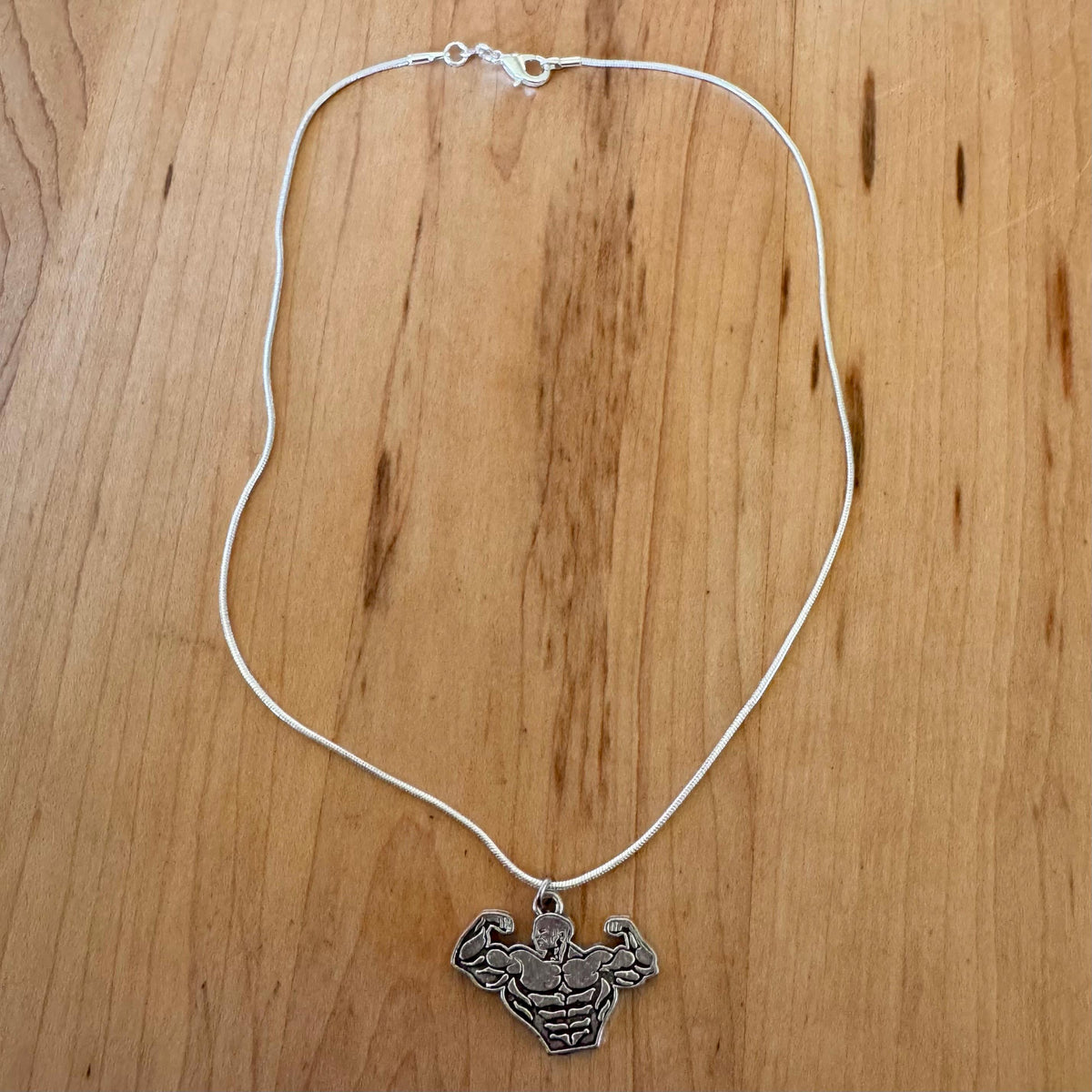 Bodybuilder Pendant Necklace