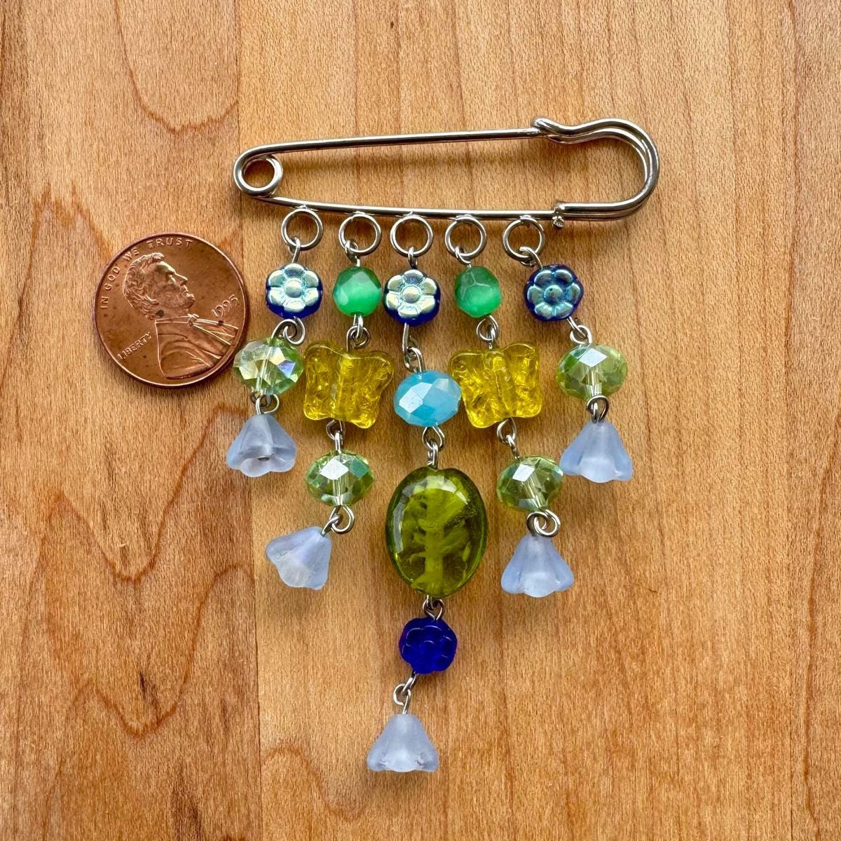 Dahlia Pin - Handmade