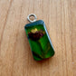 Absinthe Green Rose Pendant - Sterling Silver