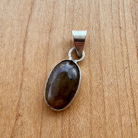 Smoky Quartz Pendant - Sterling Silver
