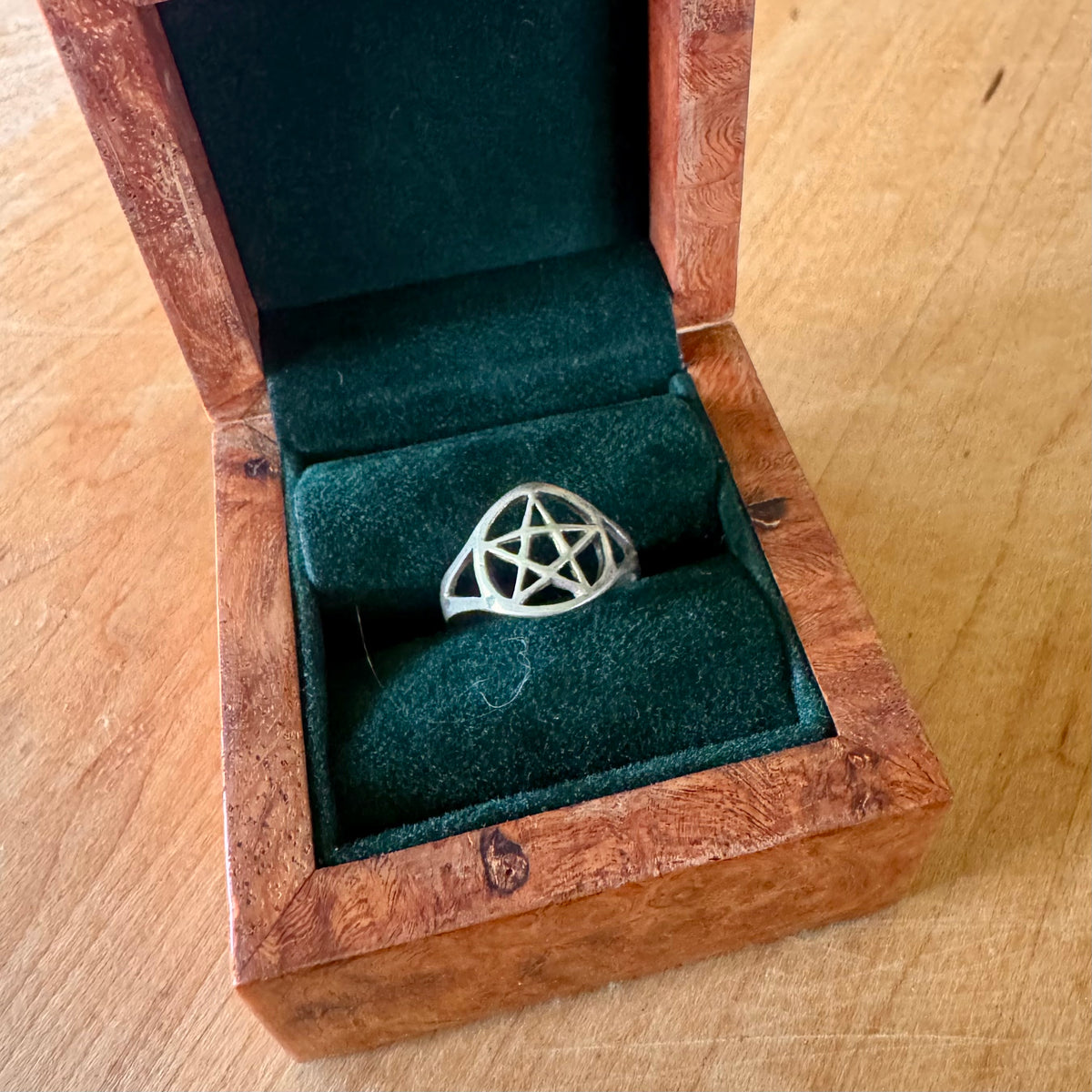 Pentagram Ring - Sterling Silver