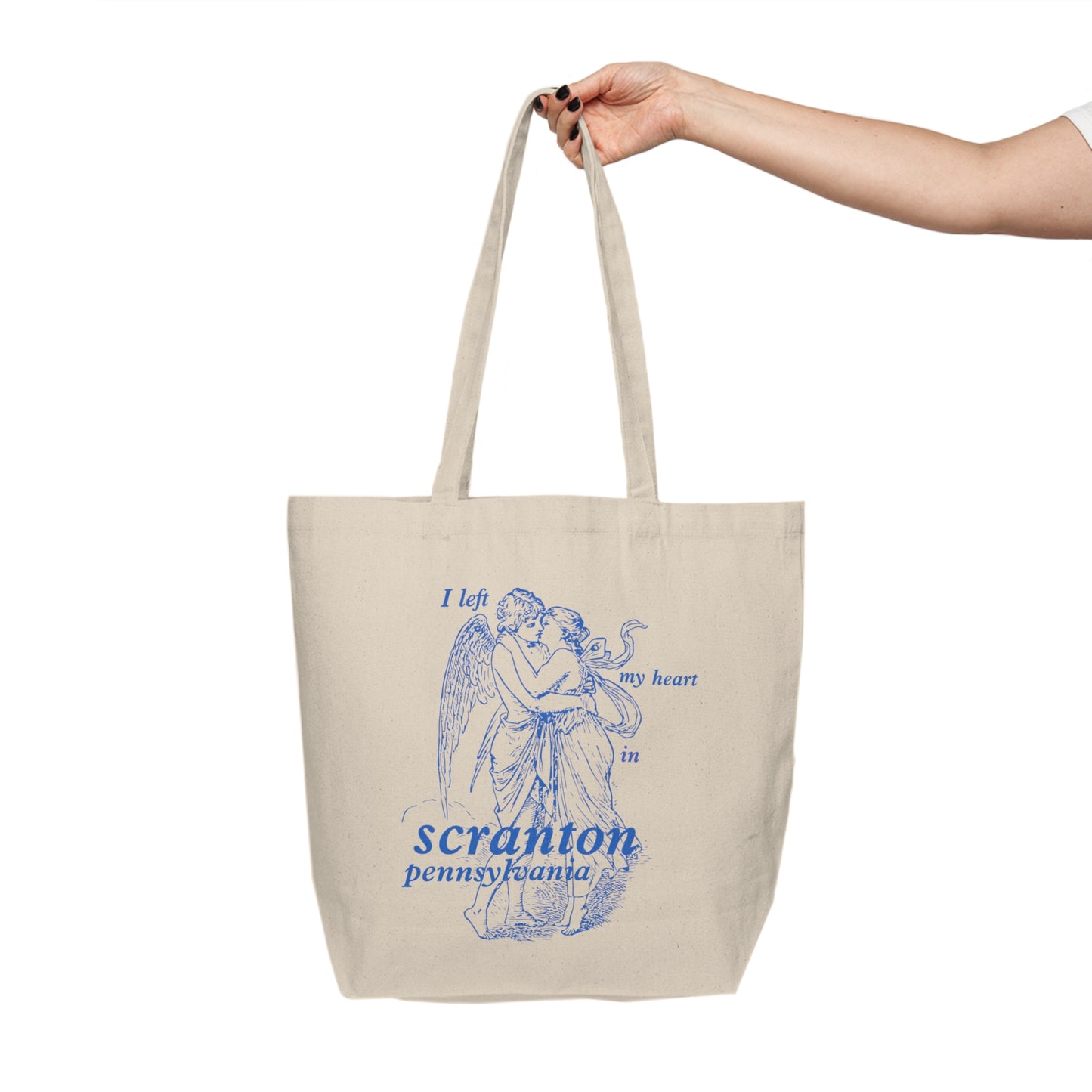 I Left My Heart In Scranton, Pennsylvania Oversize Tote