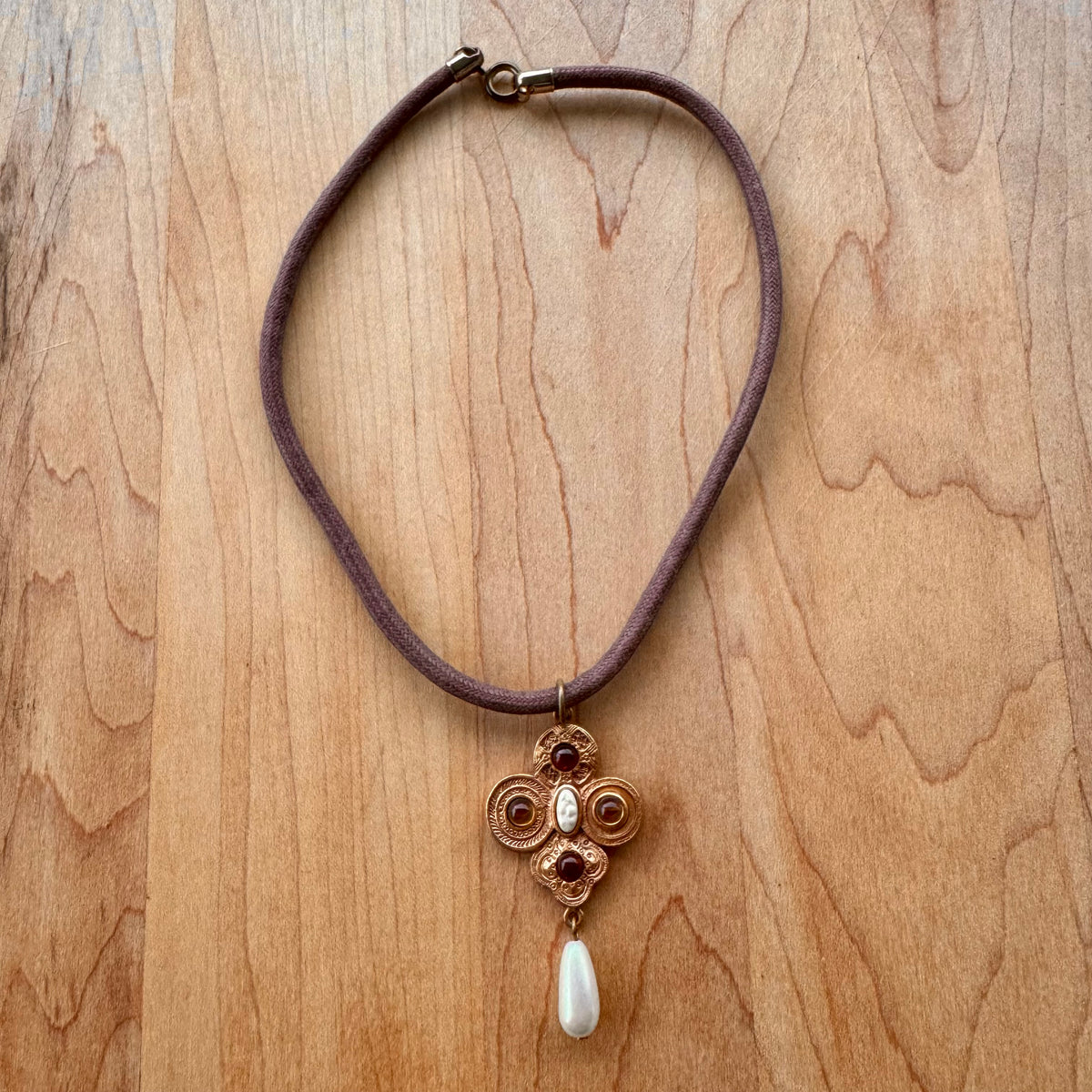 Medieval Cross Necklace - Vintage