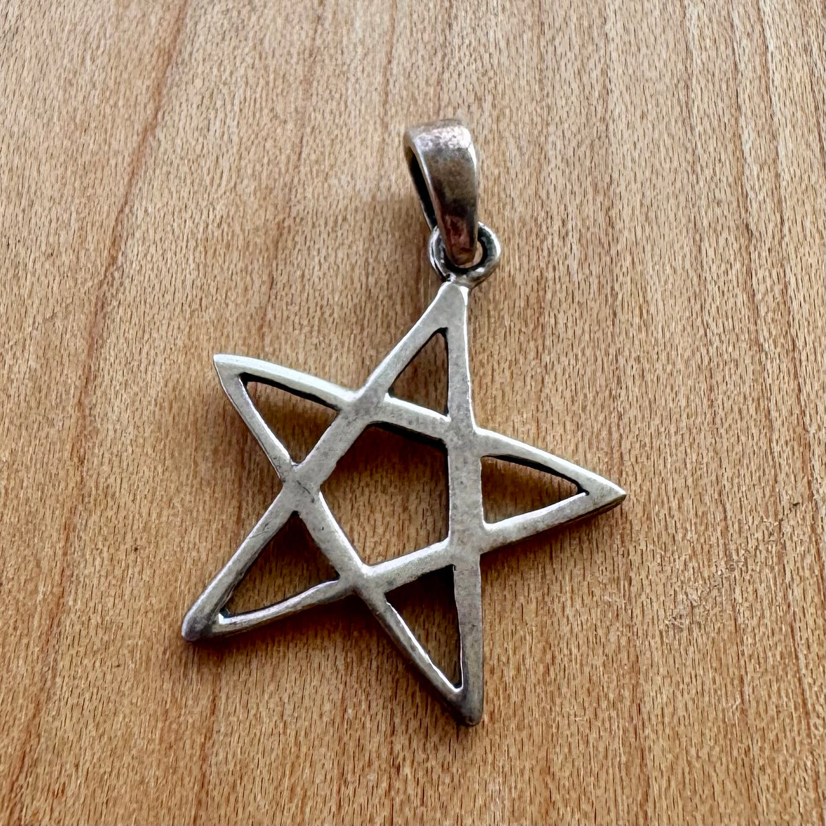 Pentagram Pendant - Sterling Silver