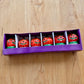 Pumpkin Votives, Set of 6 - Vintage