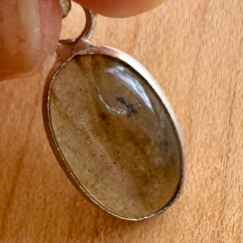 Smoky Quartz Pendant - Sterling Silver