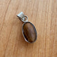 Smoky Quartz Pendant - Sterling Silver