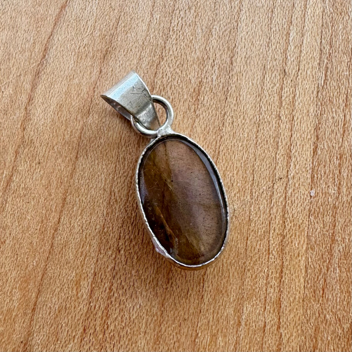 Smoky Quartz Pendant - Sterling Silver
