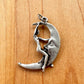 Moonrider Pendant - Pewter