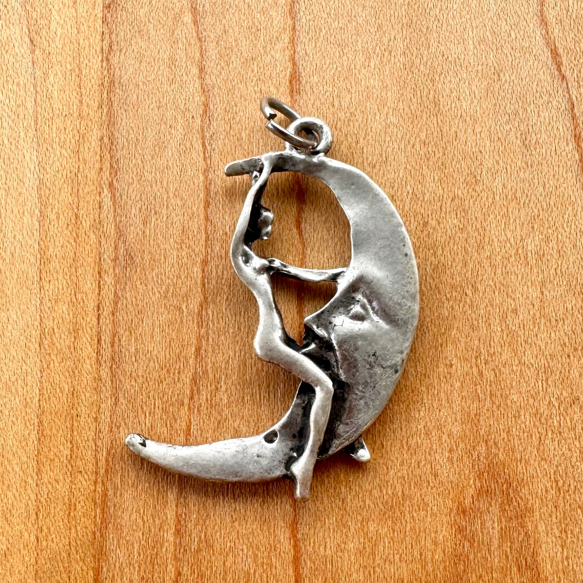Moonrider Pendant - Pewter