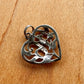 Sweet 16 Heart Charm - Sterling Silver