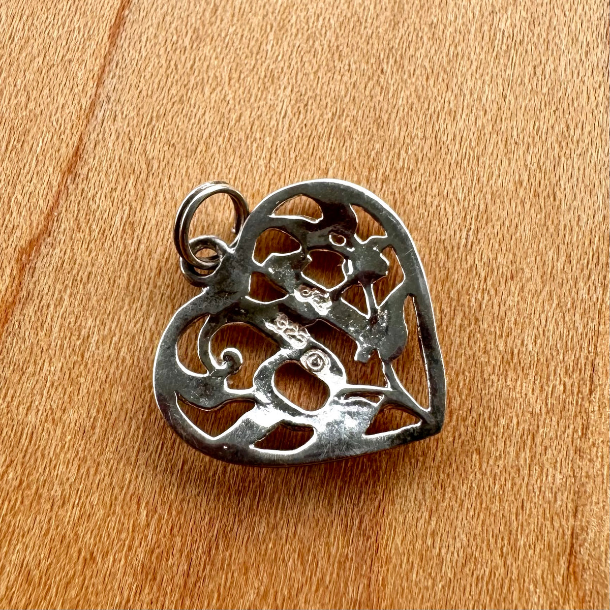 Sweet 16 Heart Charm - Sterling Silver