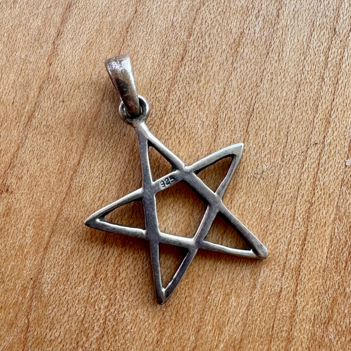 Pentagram Pendant - Sterling Silver