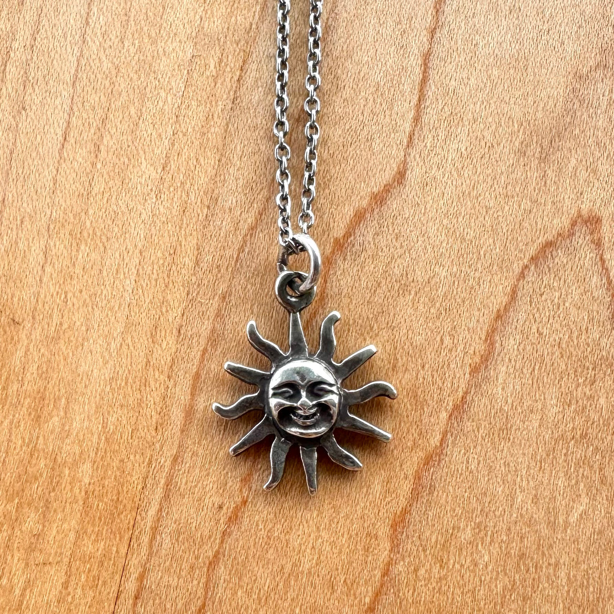 Sun Pendant - Sterling Silver