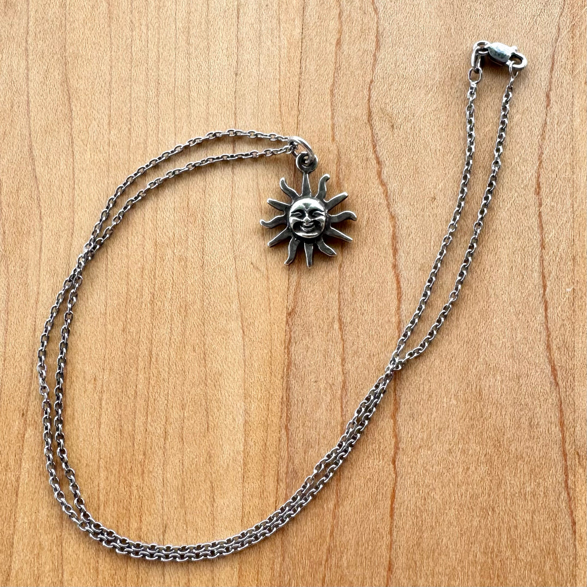 Sun Pendant - Sterling Silver