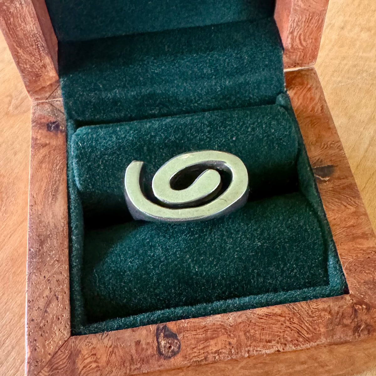Chunky Spiral Ring - Sterling Silver