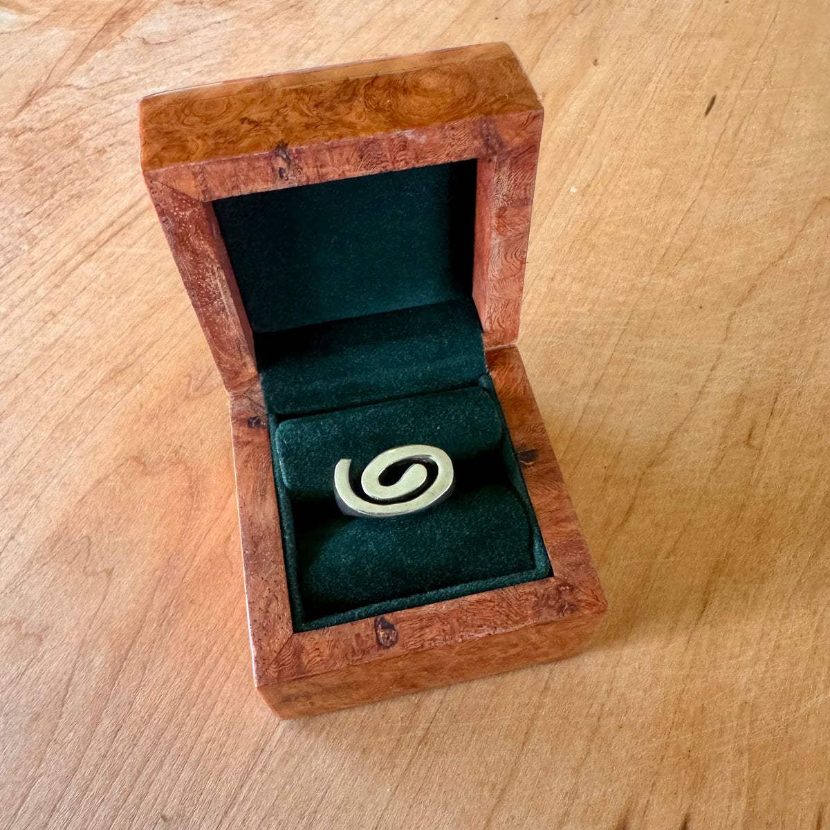 Chunky Spiral Ring - Sterling Silver
