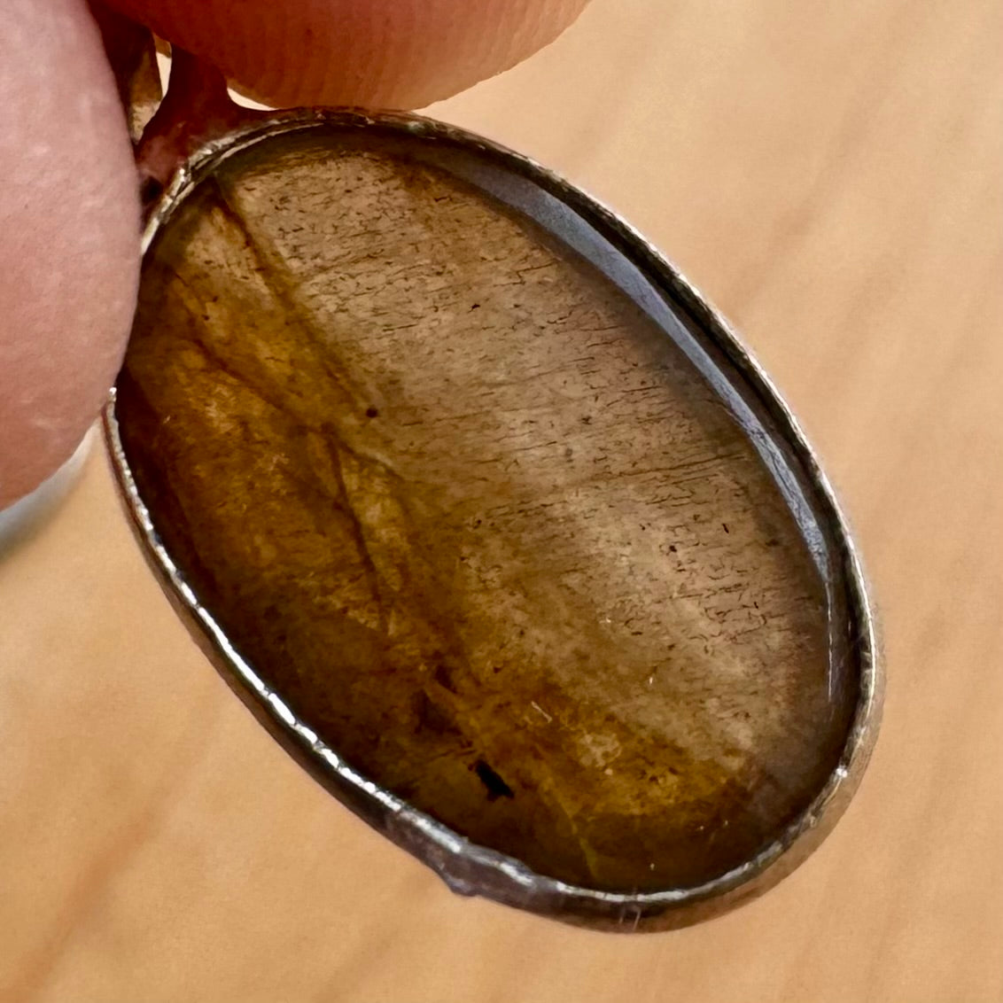 Smoky Quartz Pendant - Sterling Silver