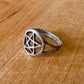 Pentagram Ring - Sterling Silver