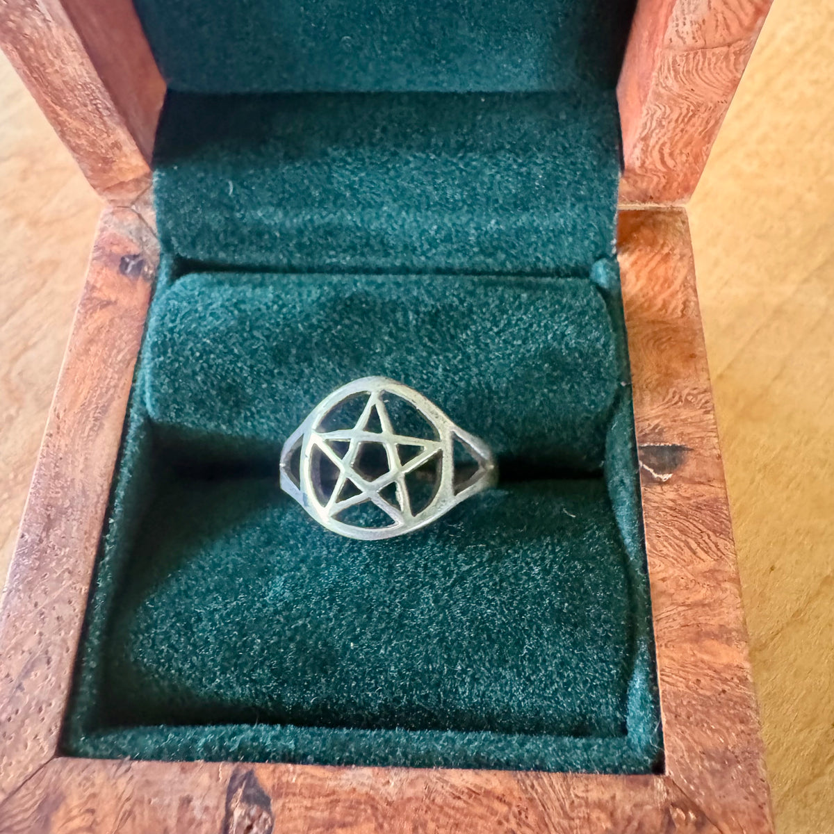 Pentagram Ring - Sterling Silver