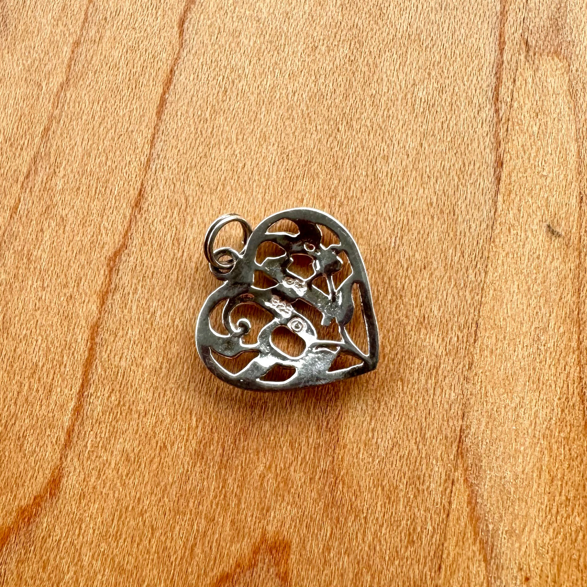 Sweet 16 Heart Charm - Sterling Silver