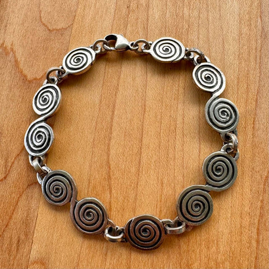 Spiral Bracelet - Sterling Silver