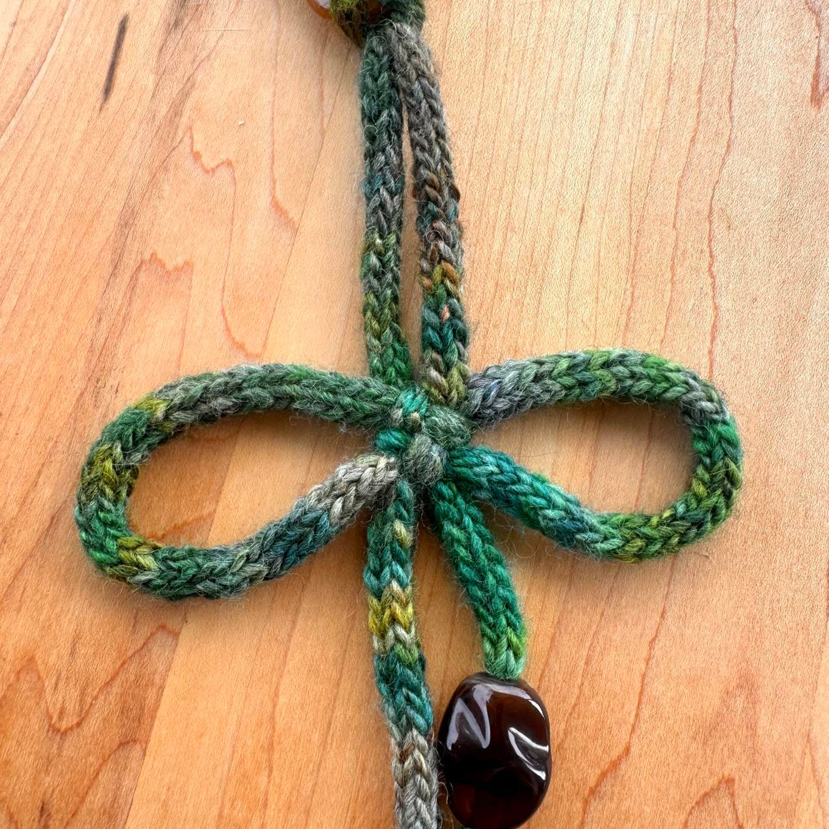 Lucky Knot Bag Charm - Handmade