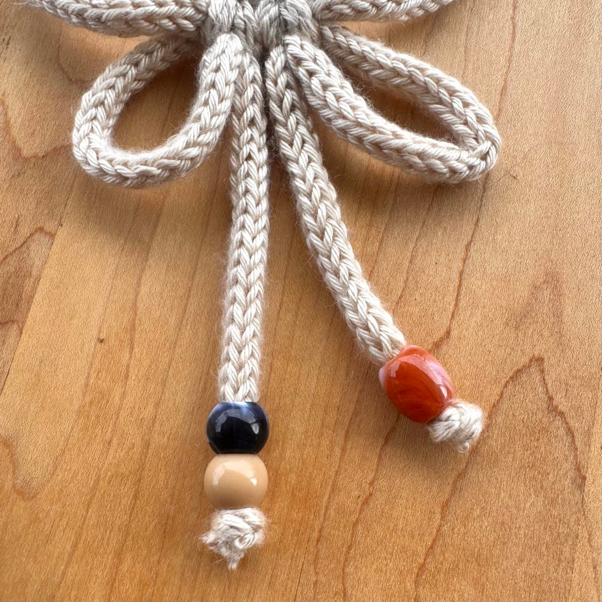 Butterfly Knot Bag Charm - Handmade