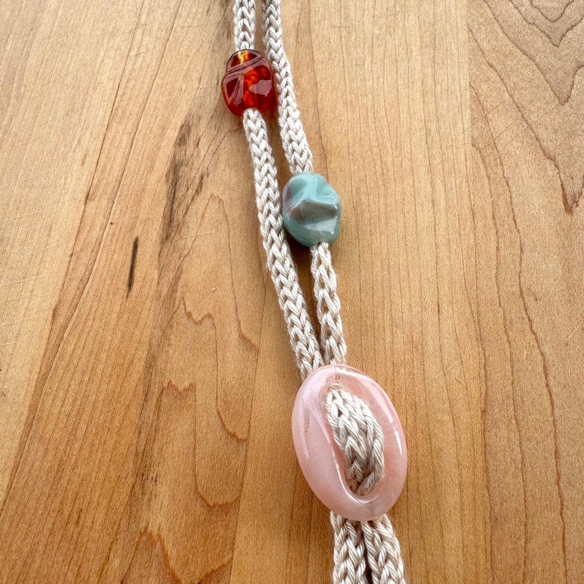 Beaded Bag Charm - Handmade