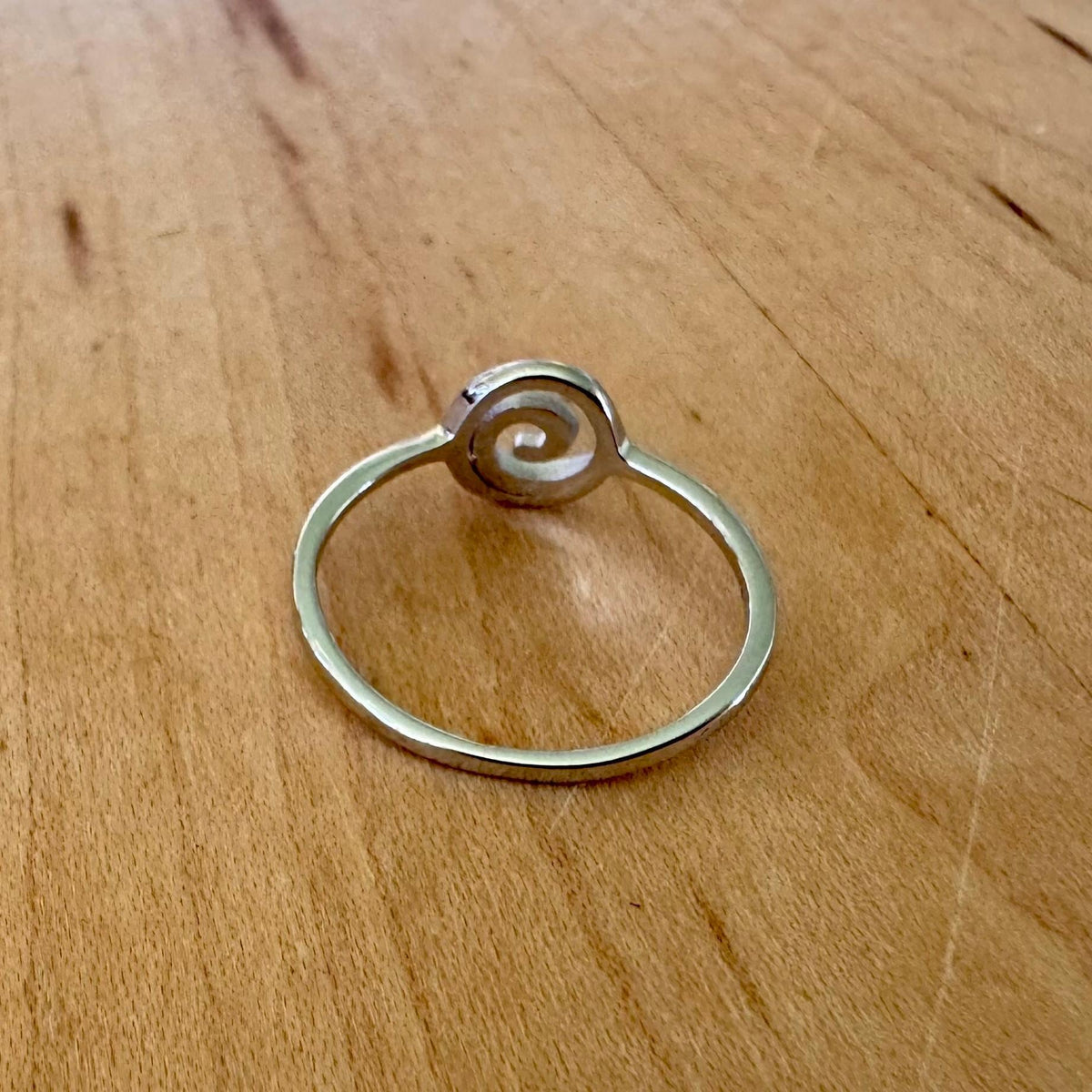 Sz 6.5 Spiral Ring - Sterling Silver