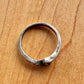 Onyx & Zirconia Ring - Sterling Silver