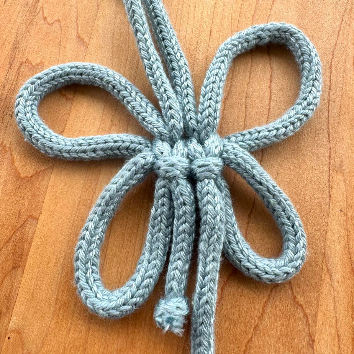 Butterfly Knot Bag Charm - Handmade