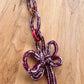 Butterfly Knot Bag Charm - Handmade