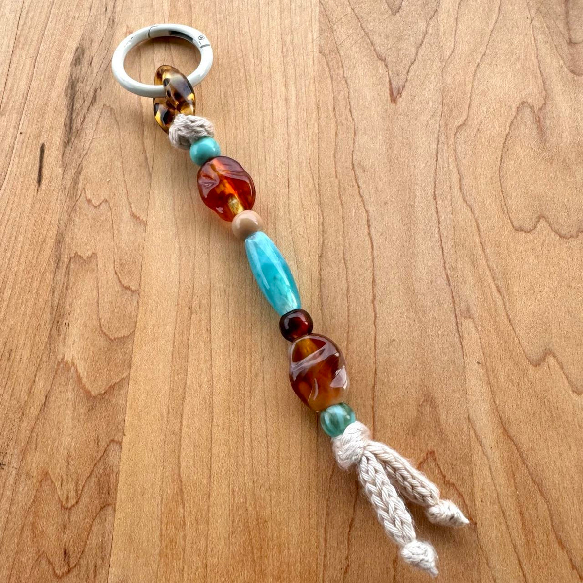 Beaded Bag Charm - Handmade