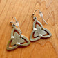 Celtic Knot Earrings - Silver Tone