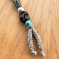 Beaded Bag Charm - Handmade