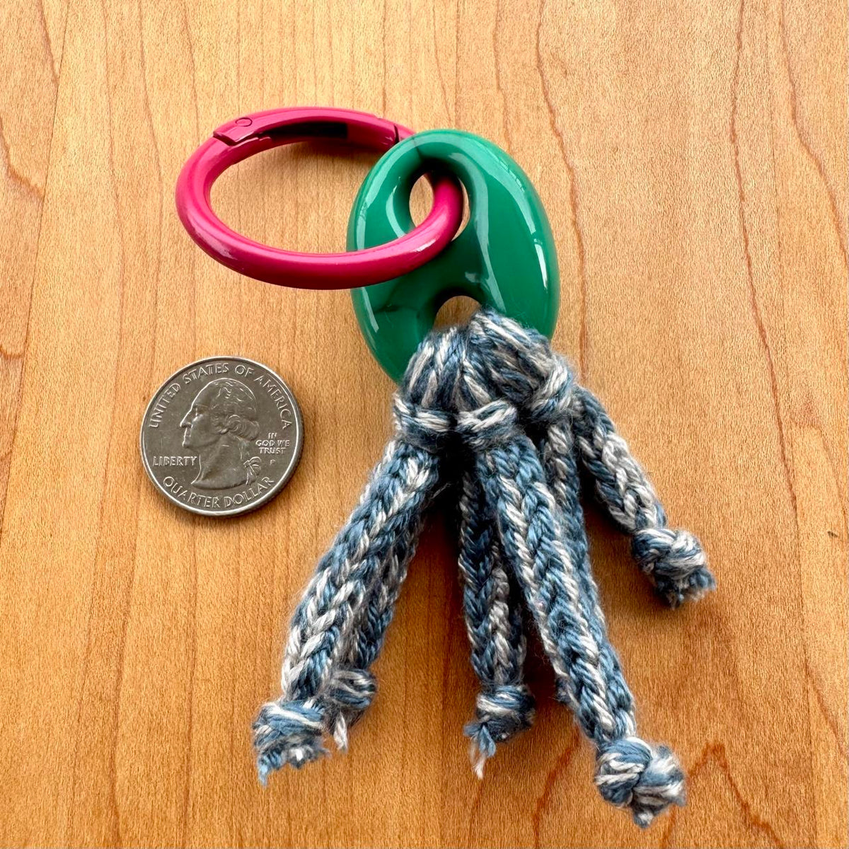 Squid Bag Charm - Handmade