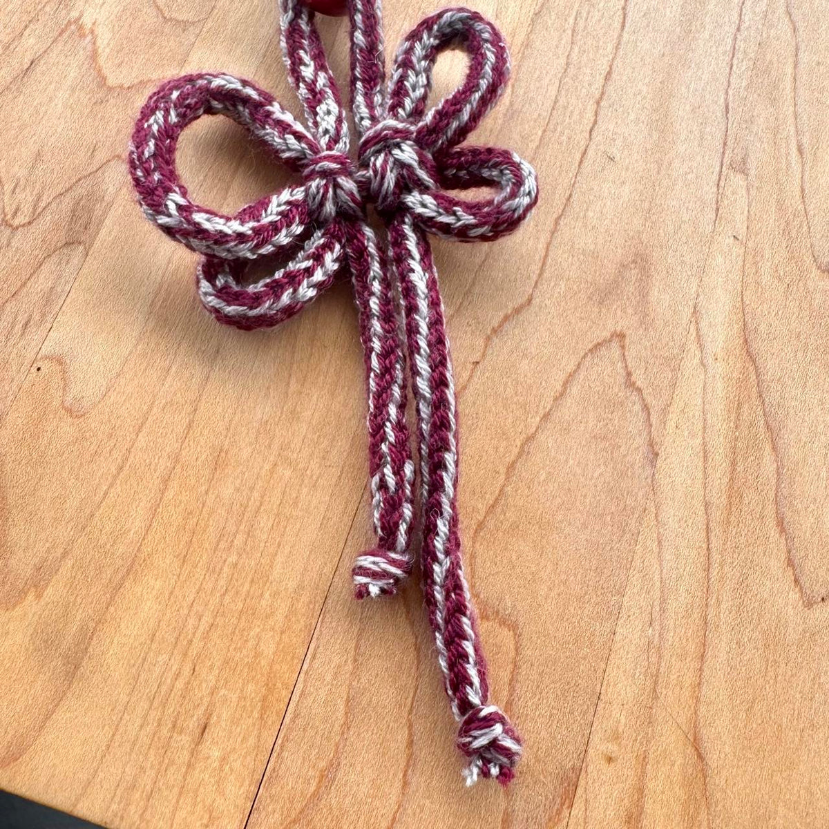 Butterfly Knot Bag Charm - Handmade