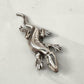 Komodo Dragon Vintage Brooch - Sterling Silver