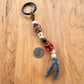 Beaded Bag Charm - Handmade