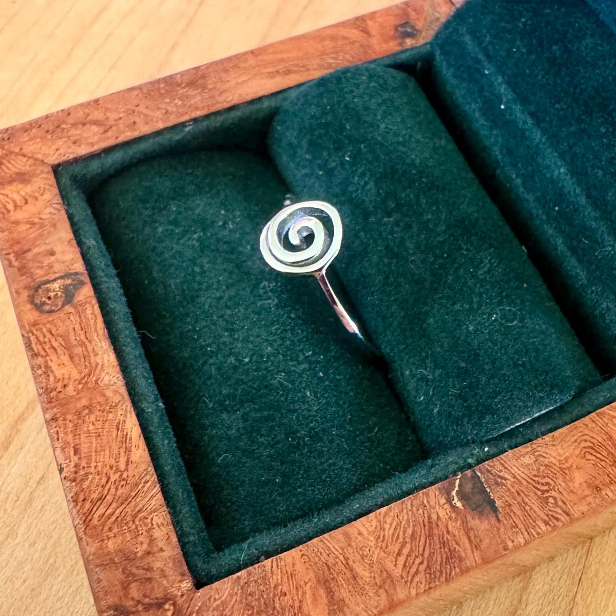 Sz 6.5 Spiral Ring - Sterling Silver