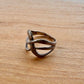 Large Wave Ring - Sterling Silver