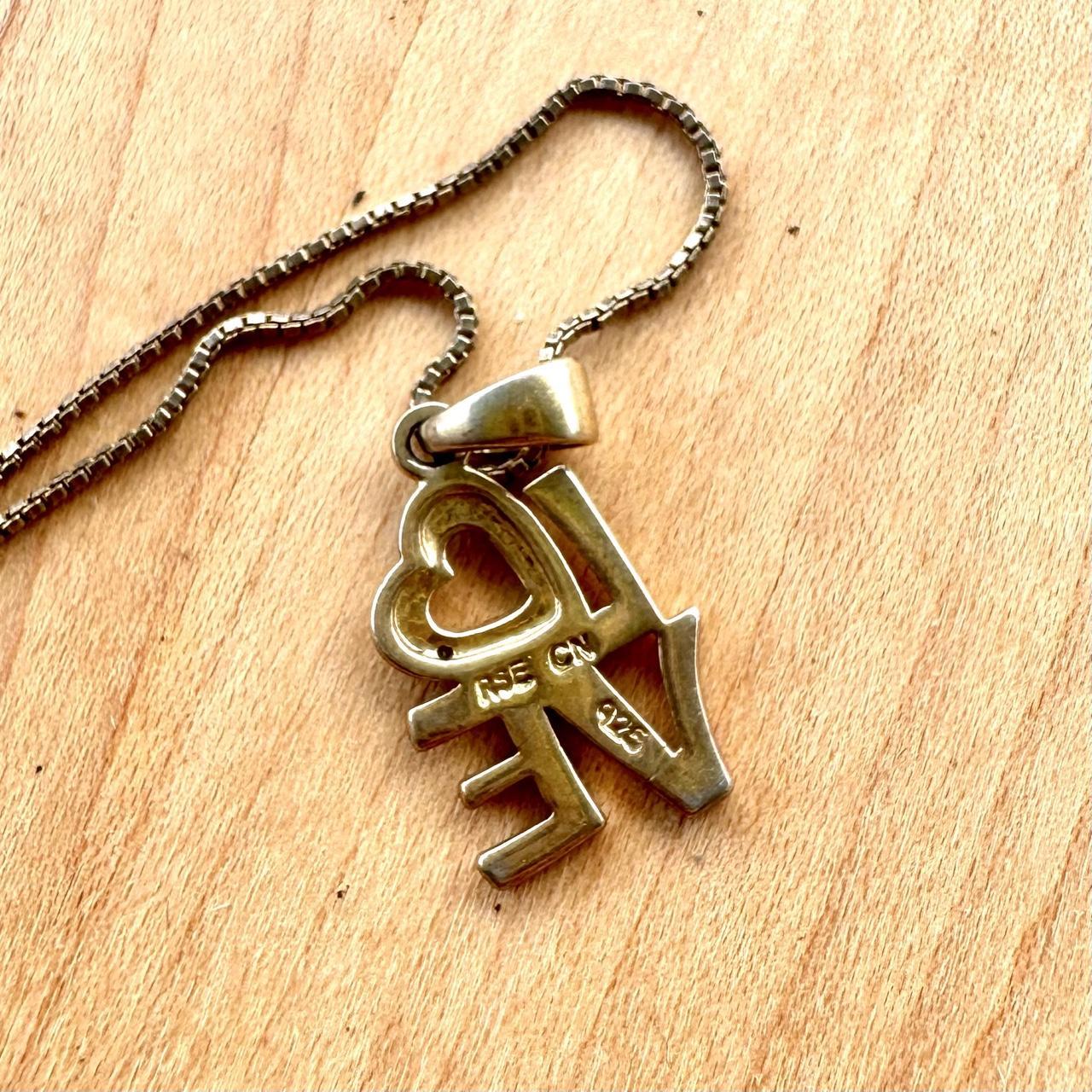 Love Pendant - Sterling Silver