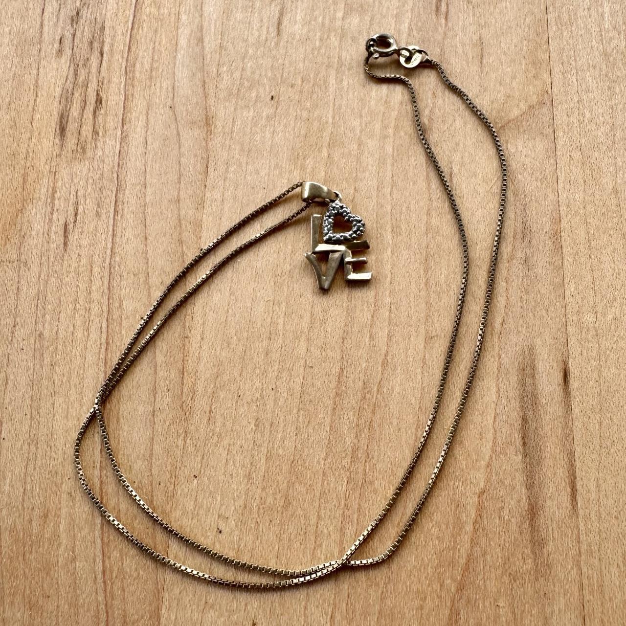 Love Pendant - Sterling Silver