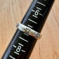 Hand Stamped Sun Ring - Sterling Silver