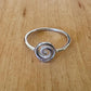 Sz 6.5 Spiral Ring - Sterling Silver