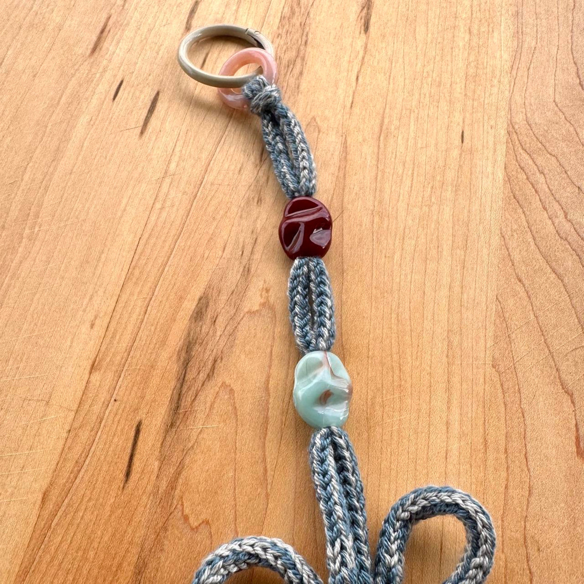 Butterfly Knot Bag Charm - Handmade